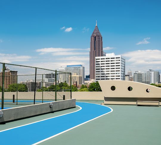 Outdoor Fitness Running Track