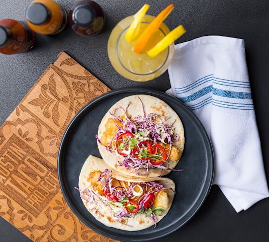 Austin Taco Project food - Tacos on plate