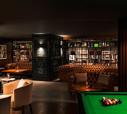 The Shelby by Mulberry Tavern with pool table-transition