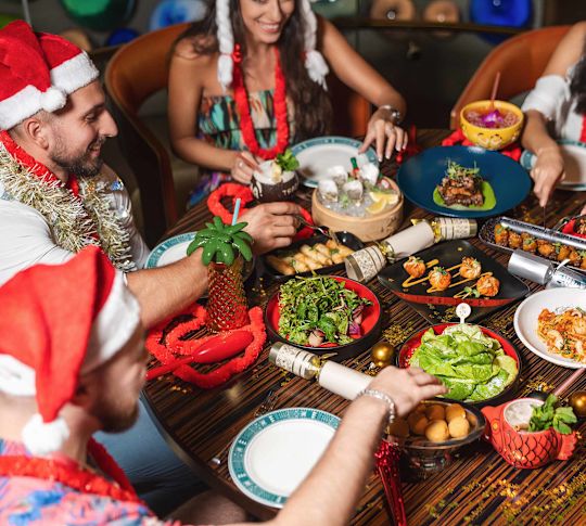 food at Trader Vic's