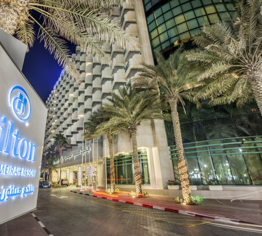 The Hotel Entrance at Night