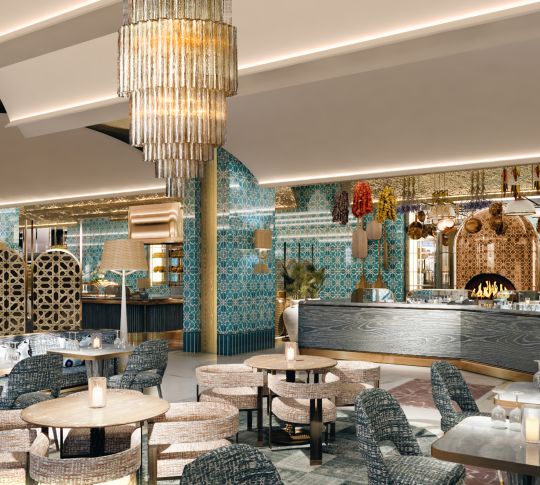 Essbereich in einem Restaurant