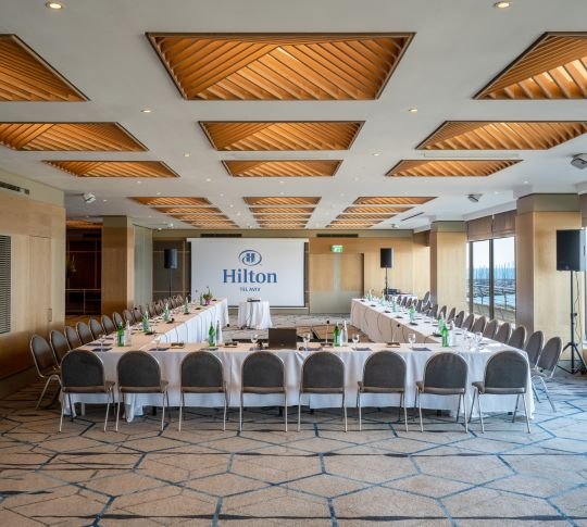 Meeting Room With U-Shape Table