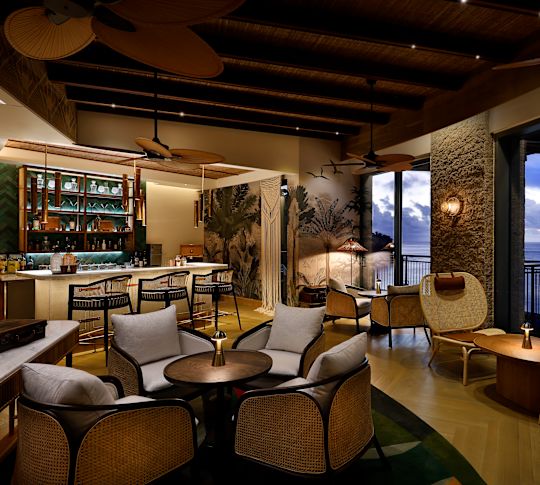 Kokoye dining area and bar counter