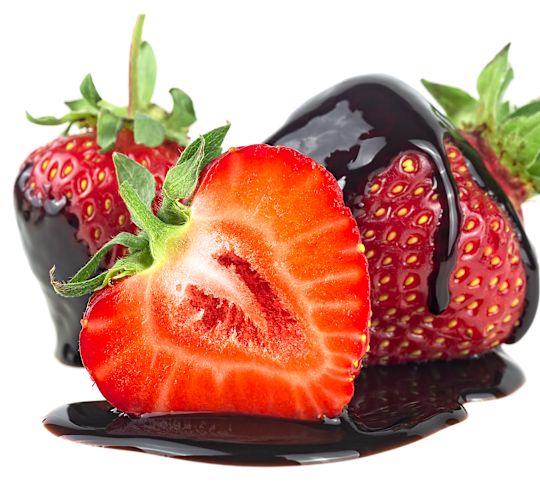 Căpșuni acoperite cu ciocolată