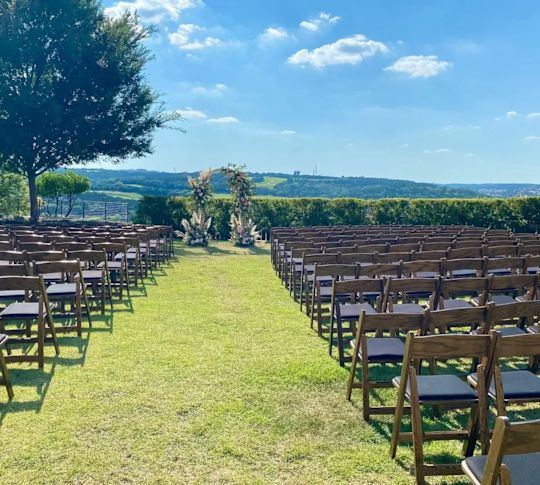 Esparza Lawn seating setup