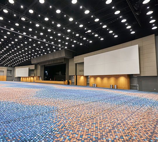 Georgia Ballroom just Inside the GWCC