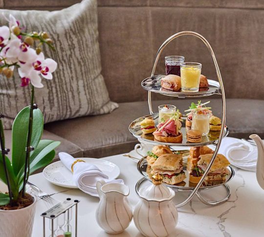 Signature Tea Service on a Table