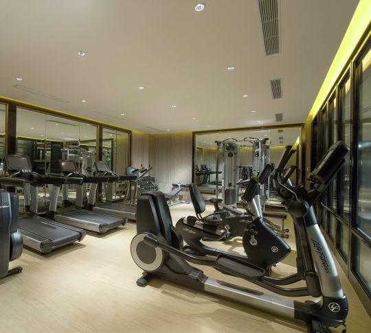 Fitness Center with exercise equipment