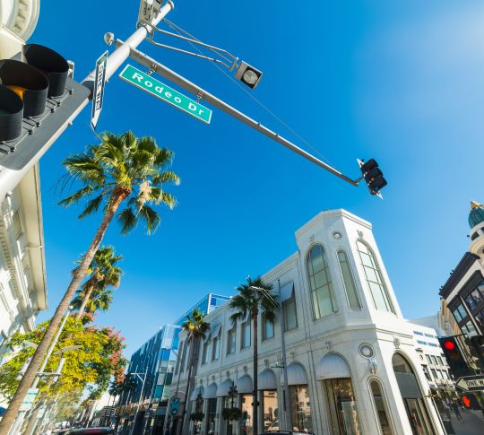 Panneau Rodeo Drive Street