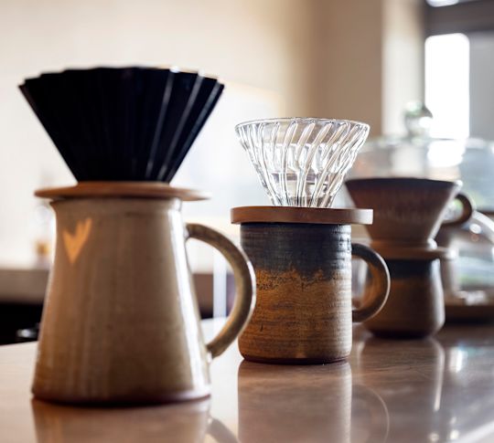 Gros plan sur les cafetières Buena Nota