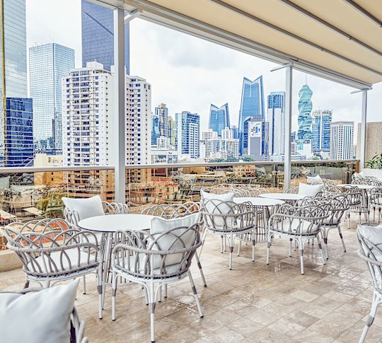 chairs and tables
