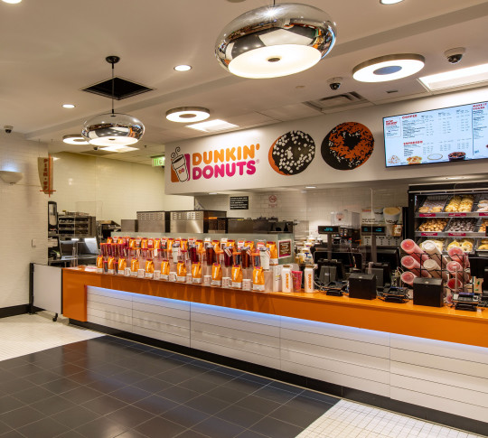 Dunkin Donuts and gift shop