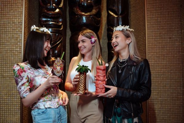 Ladies enjoying drinks at Trader Vics Palm Jumeirah