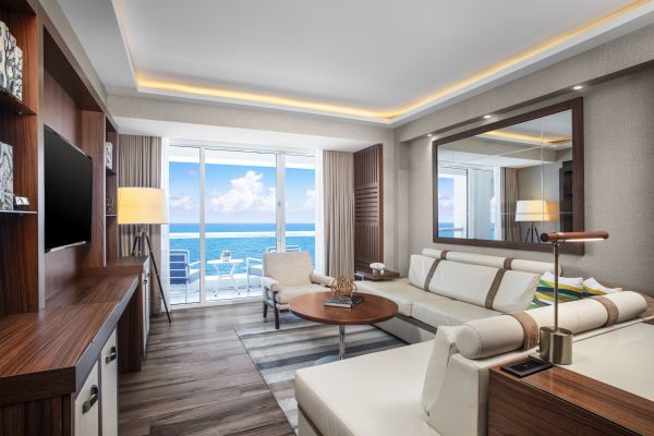 Oceanfront Suite Living Area