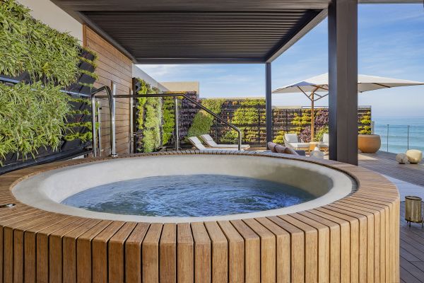 Jetted Tub in Terrace of Royal Suite