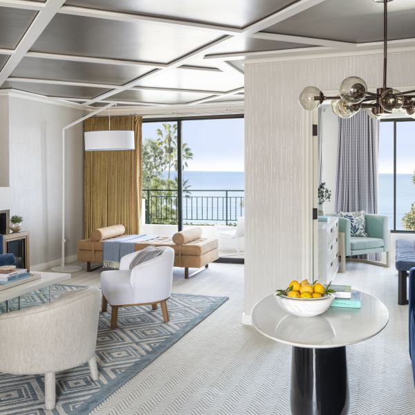 Suite Lounge Area With Ocean View