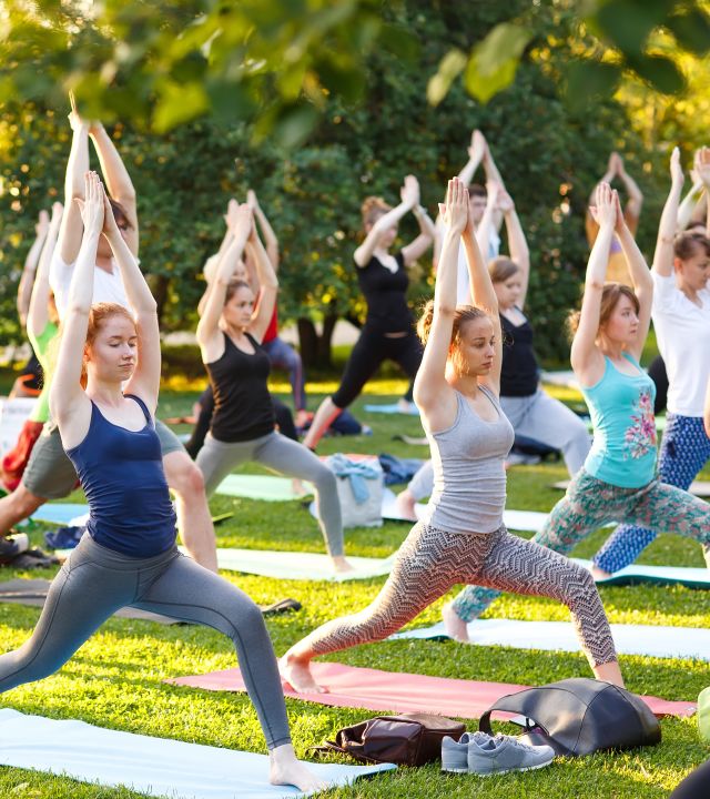 Yoga in St. James's Park