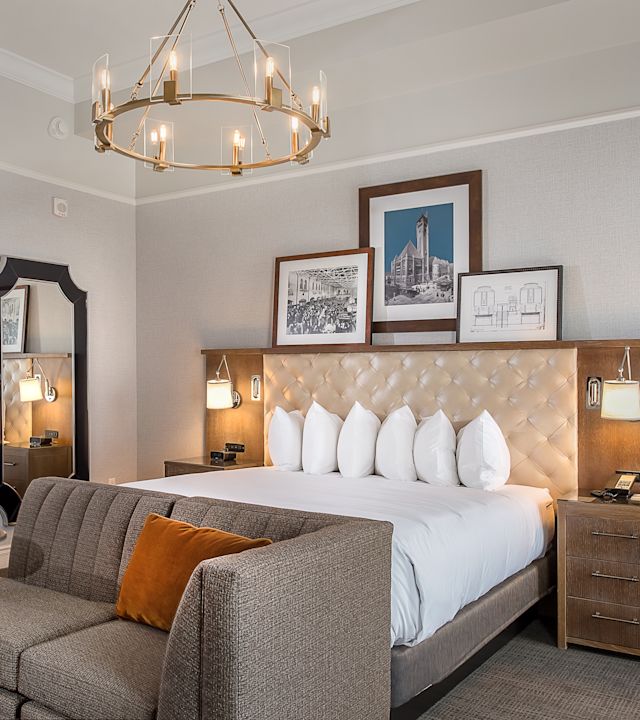 One King Bed Guest Studio with Sofa