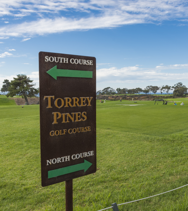 Torrey Pines Golf Coursse Sign