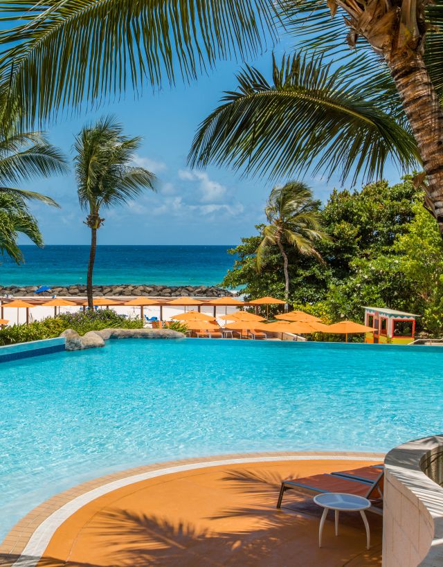 Infinity Pool by the Ocean at Hilton Barbados