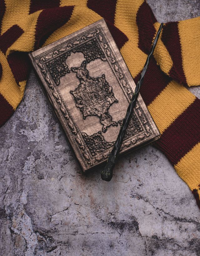 Scarf and Book