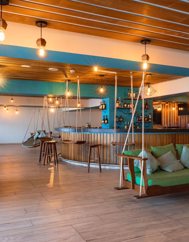 Mojito bar and lounge area