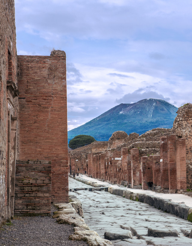 View of Historic Pompei