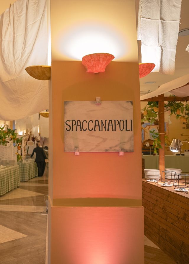 People Setting up L'Affresco Meeting Room for an Event