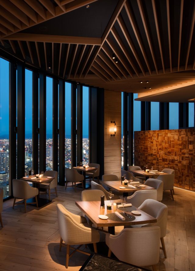 C Grill with views of Osaka