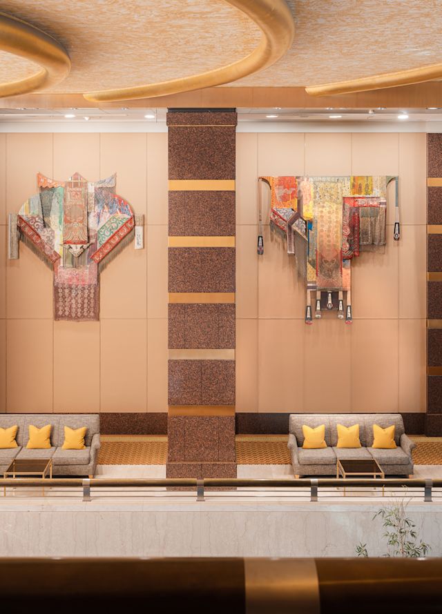 Art on a Wall in the Lobby