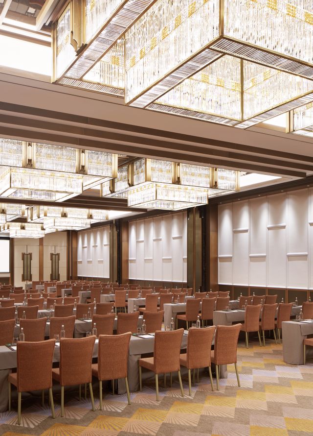 Meeting room with chairs