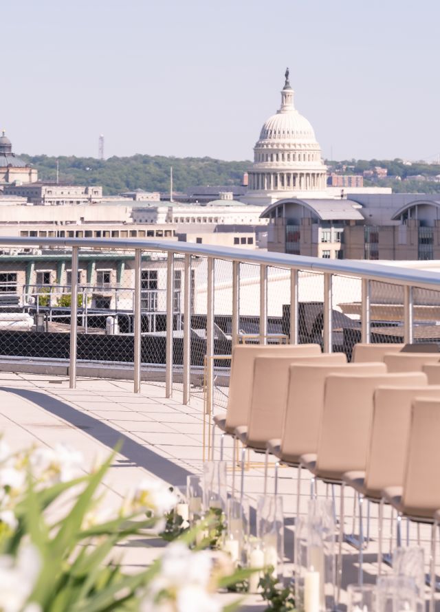 Outdoor balcony view