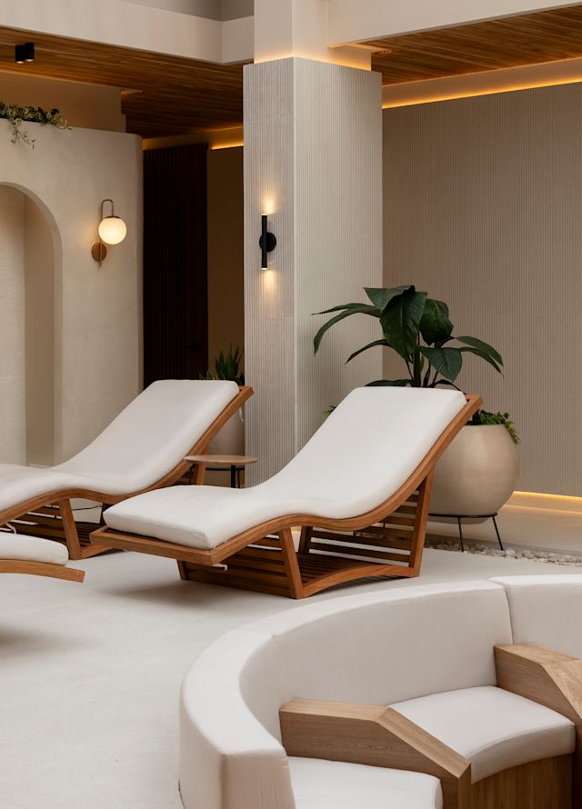 Relaxing Seating Area at the Eforea Spa