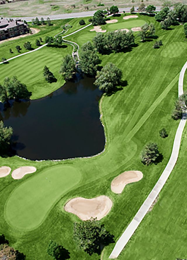 Aerial View of a Golf Course - Hole 3