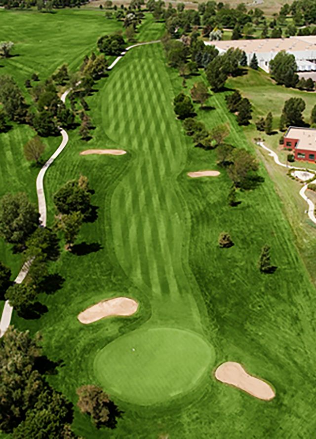 Aerial View of a Golf Course - Hole 7