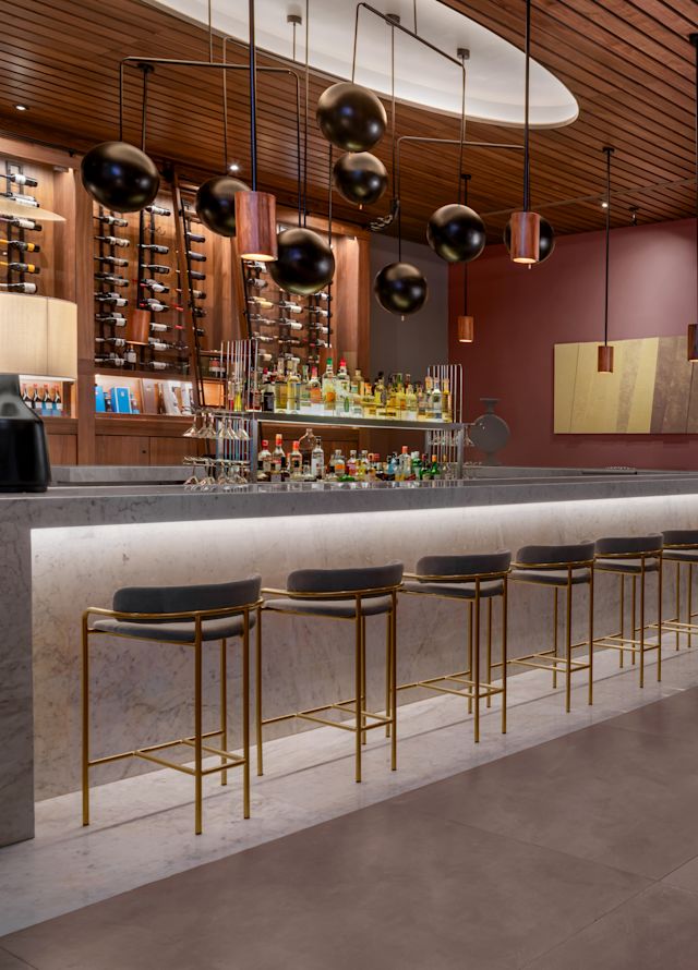 dining area with chairs and tables