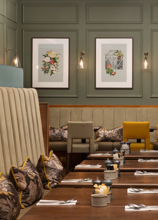 Dining Tables at The Arbor Restaurant
