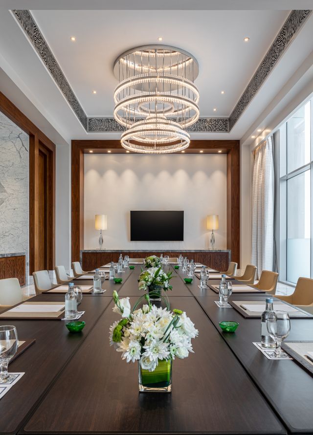 Malva and Magnolia meeting room setup as a boardroom