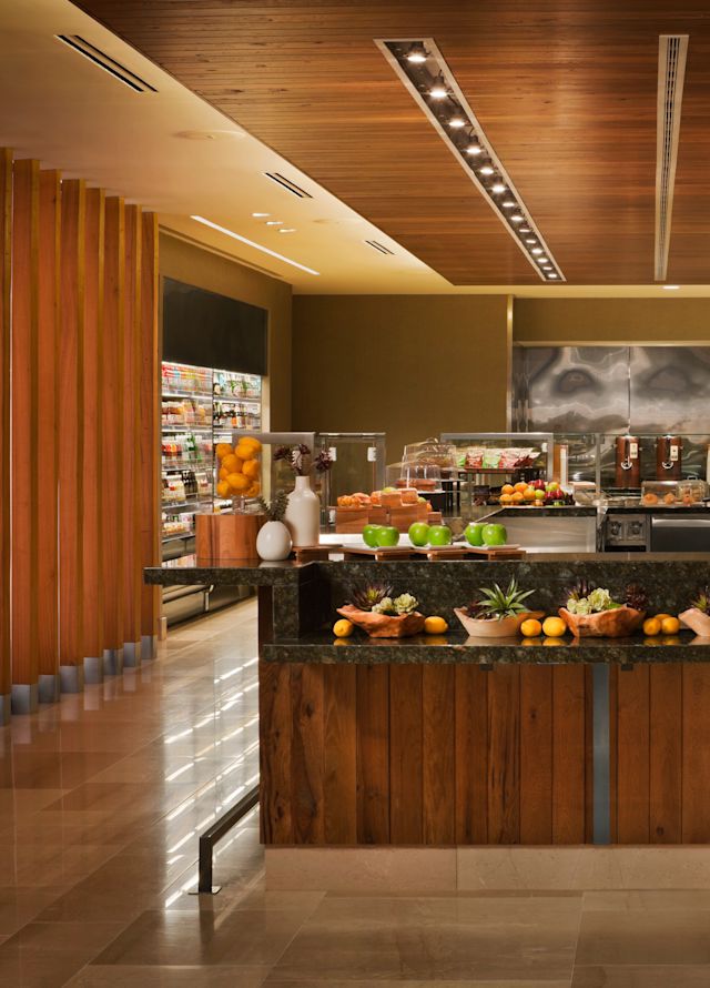 Grab & Go Counter, breakfast and lunch items