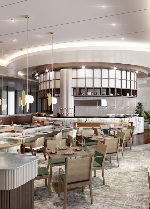 Dining Tables at Insignia Restaurant
