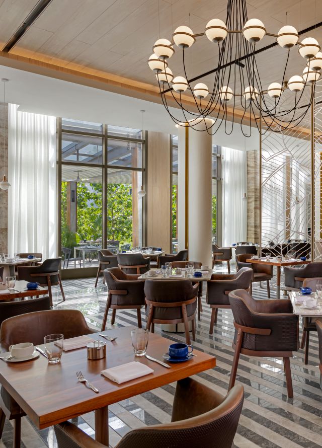 restaurant seating area