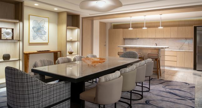 Presidential Suite Dining Area