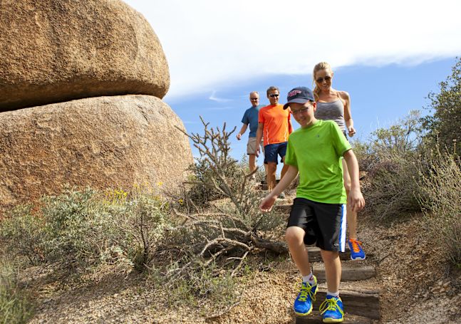 Hiking at The Boulders