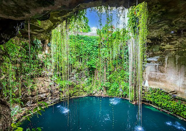 Shot of cenote