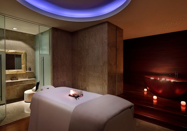 Massage Table at the Spa