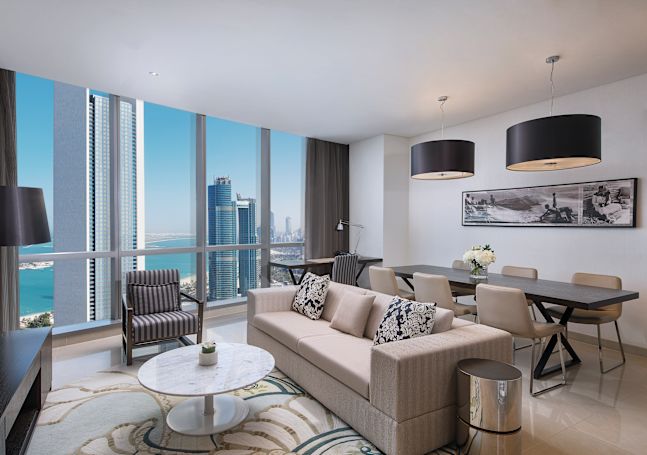 Appartement de deux chambres avec salon et vue sur la mer