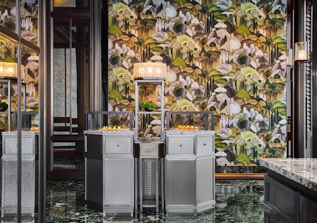 THE PEAK restaurant reception area