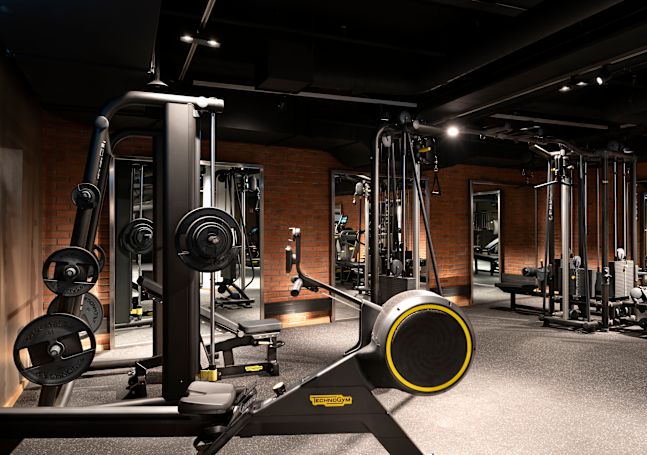 Fitness Center with Strength Equipment