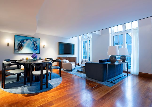 Obývací prostor apartmá